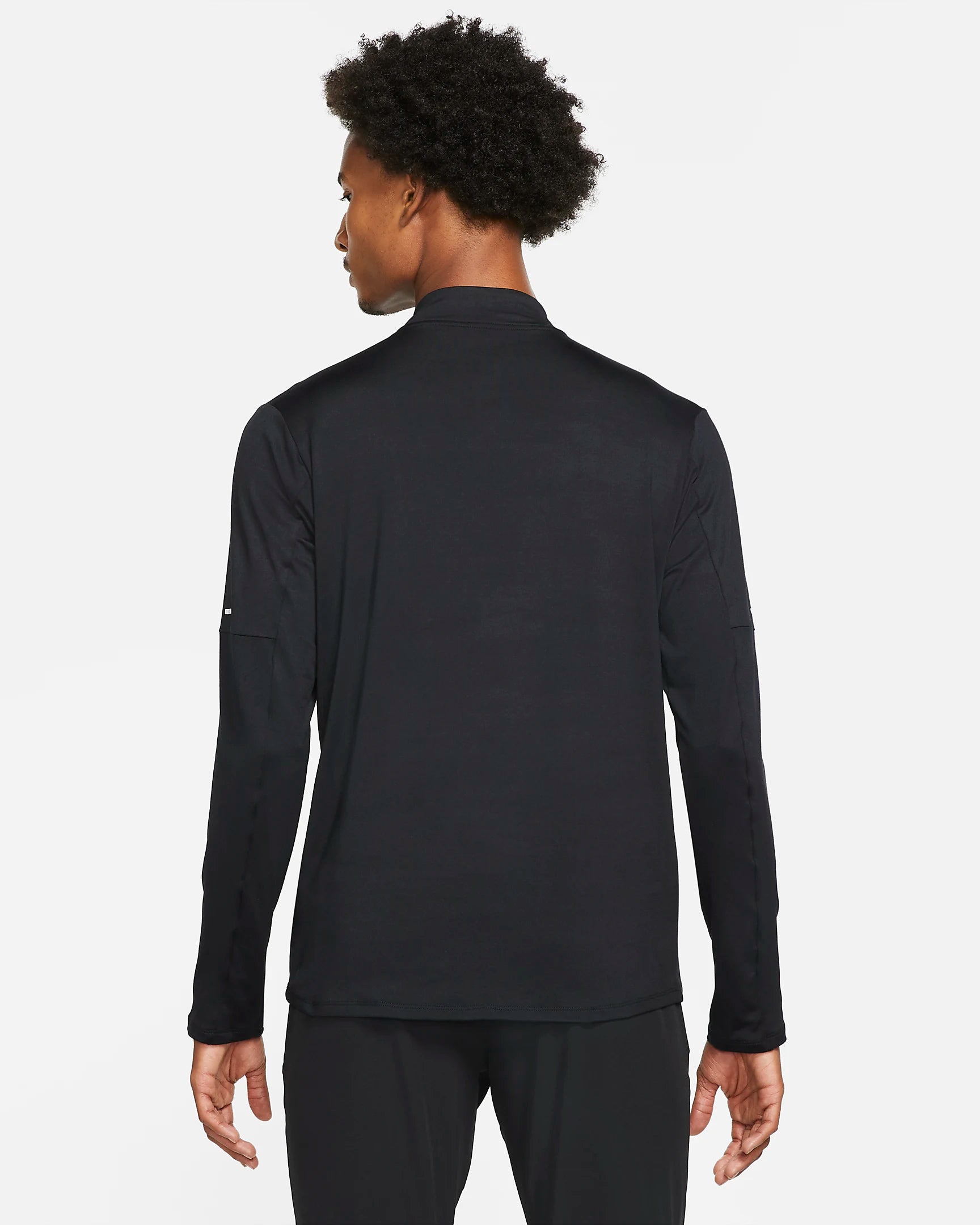 NIKE DRI-FIT 1/2-ZIP RUNNING LONG-SLEEVE 'BLACK'