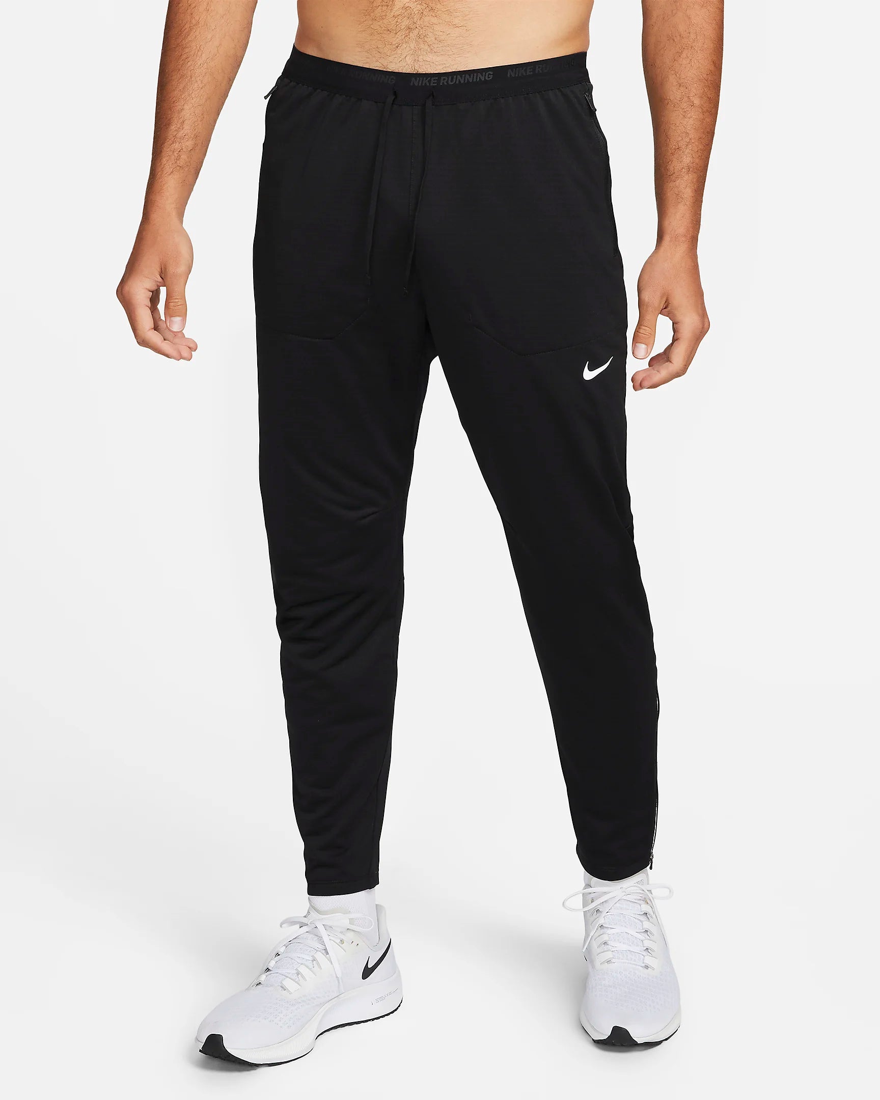 NIKE DRI-FIT PHENOM KNIT RUNNING PANTS 'BLACK'